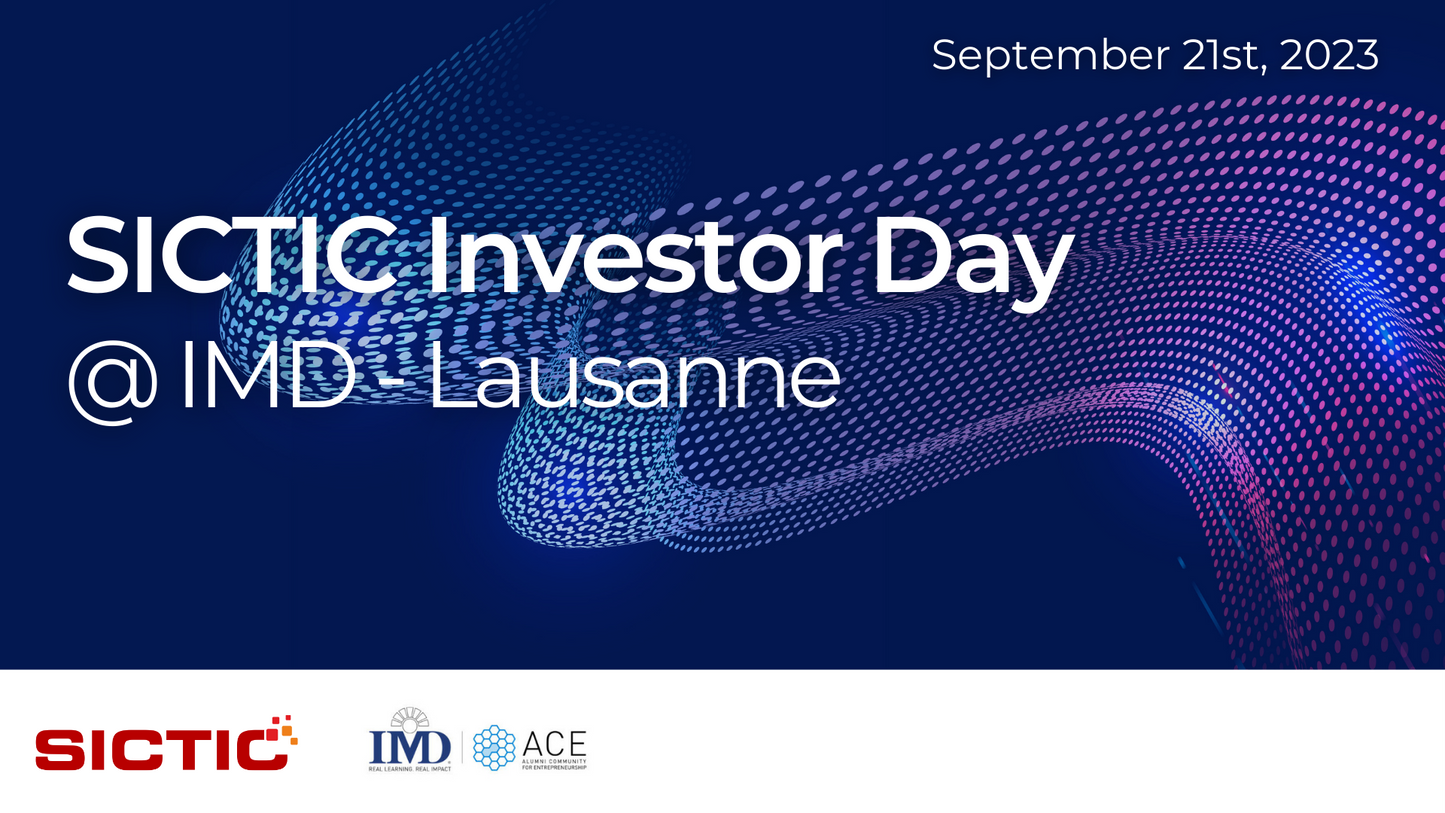 SICTIC Investor Day @IMD - Lausanne / September 21